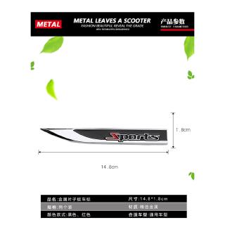 Peugeot 301 308 408 508 2008 3008 308s tấm lá kim loại logo xe sửa đổi bên ký nhãn dán 2 chiếc