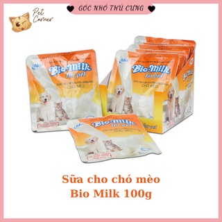 Sữa cho chó mèo Bio Milk 100g - Sữa bột dinh dưỡng cho thú cưng