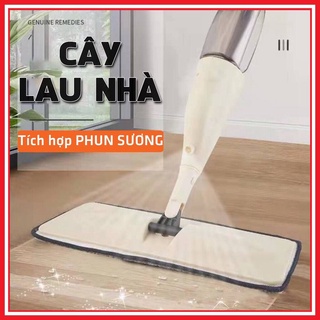 Cây lau nhà phun sương 360 độ , chổi lau nhà thông minh có bình xịt nước