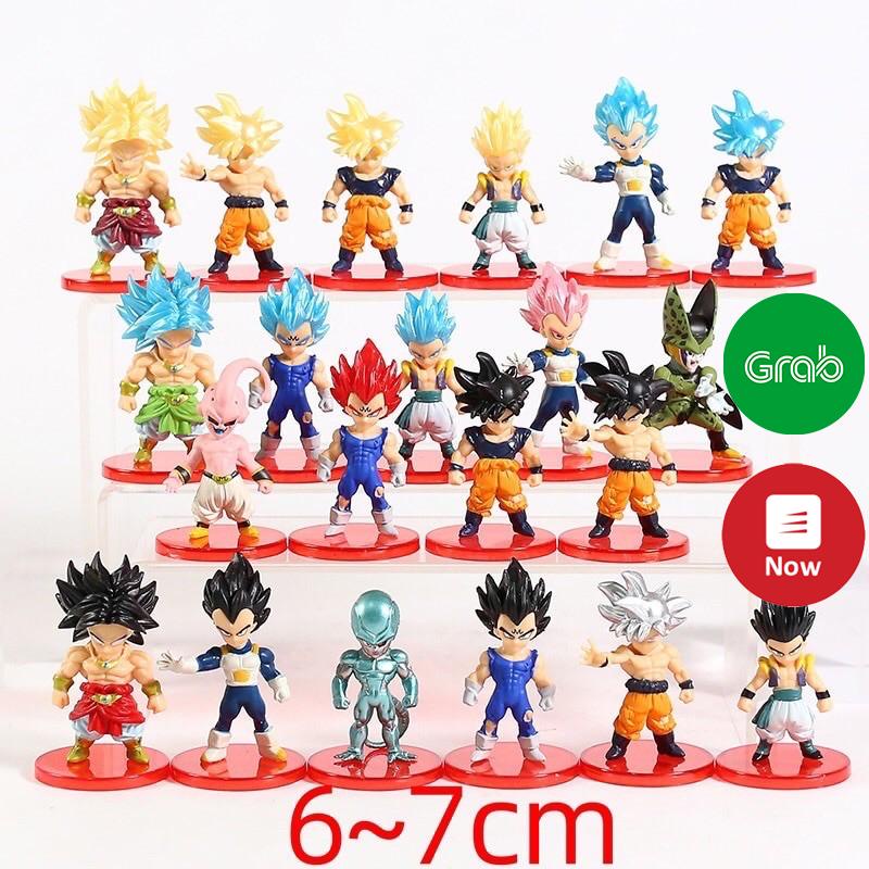 Có Quà] Combo 21 Mô Hình Dragon Ball 7 Viên Ngọc Rồng Goku Gogeta Vegito  Broly Gohan Frieza Vegeta Supersaiyan God Ssj | Shopee Việt Nam