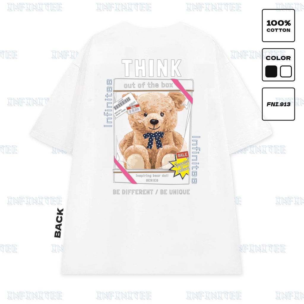 Áo thun INFINITEE Fni0913, Thun 100% Cotton - form rộng Unisex.