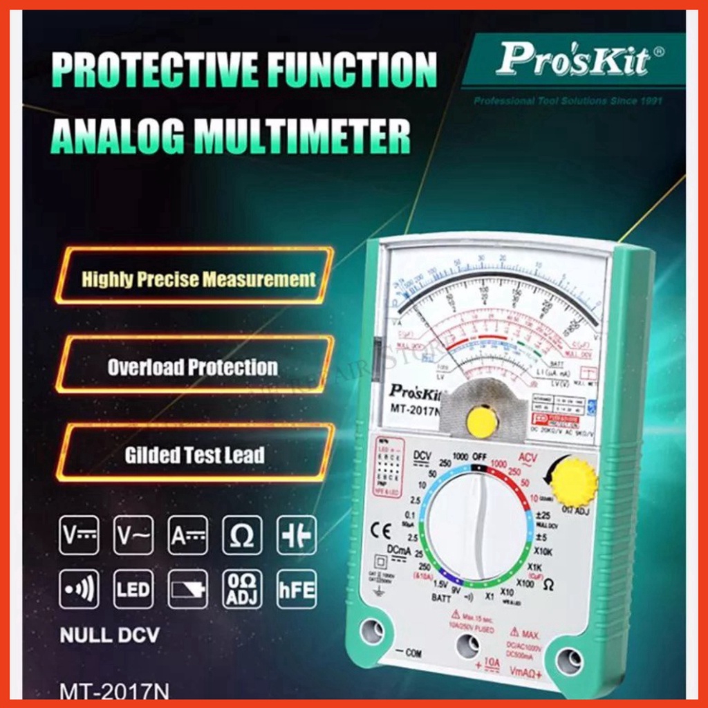 Đồng hồ vạn năng PROKIT 2017N cầm tay