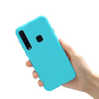 Ốp điện thoại TPU silicon mềm mặt nhám màu kẹo cho Samsung A9 A7 A6 Plus 2018 J8 J4 J6plus