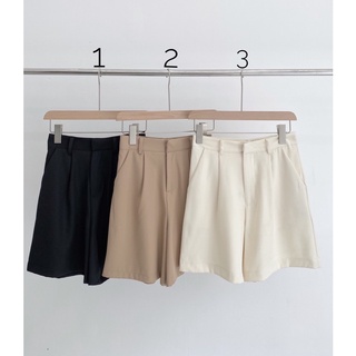 Quần short nữ kaki mềm thiết kế Ma Vie