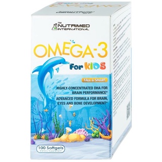 Dầu Cá Cho Trẻ Em Omega 3 For Kids Nutrimed International (Hộp 100 Viên)