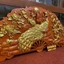 Tranh Quạt Phu Thê Viên Mãn Gỗ Hương Liền Khối