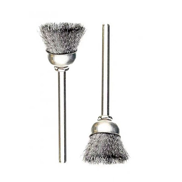Đầu đánh bóng kim loại , Đầu đánh gỉ cốt 3mm gắn máy khoan máy mài khuôn - đầu mài sợi cước , chổi cước