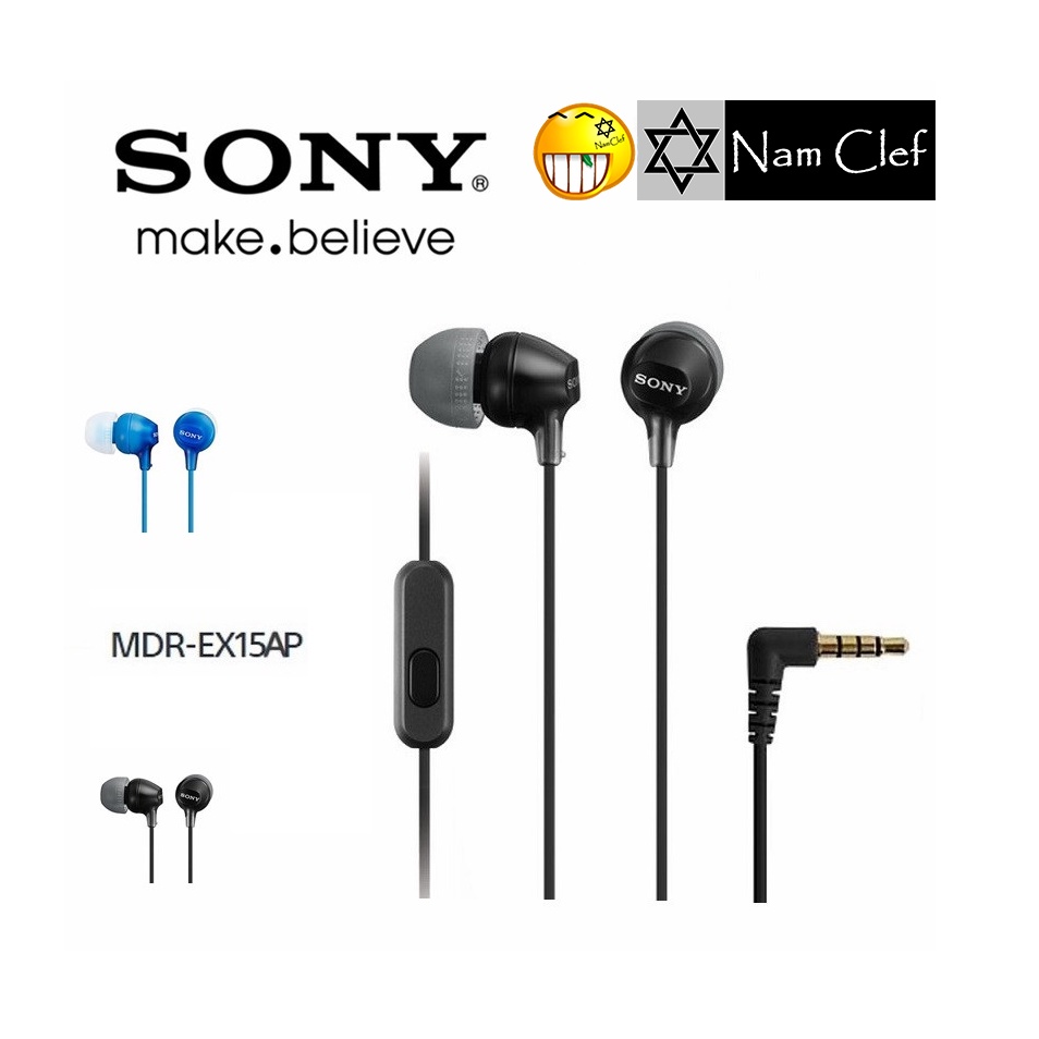 Tai nghe Sony MDR-EX15AP MDR EX15AP - Chính hãng Sony | Shopee Việt Nam
