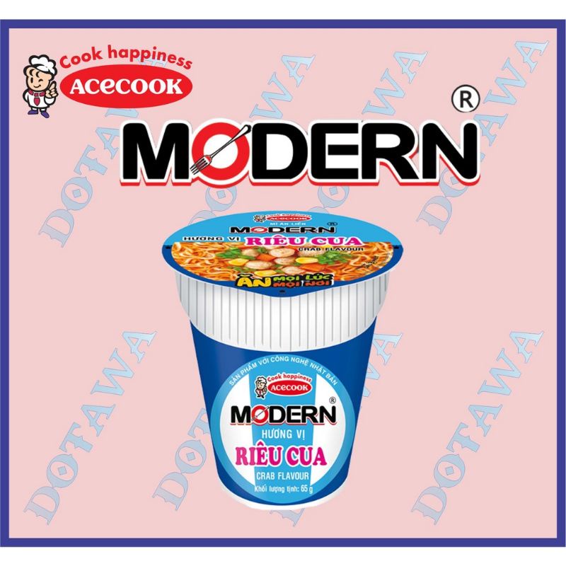 Thùng 24 ly mì Modern vị riêu cua 65g | Shopee Việt Nam