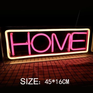 Bảng Đèn Led Neon Sign HOME kích thước 45x16 cm