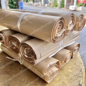 Túi gói hàng niêm phong, túi Pe màu Nâu Cafe Sữa có lớp keo dán siêu tiện lợi, hàng có sẵn nhiều size