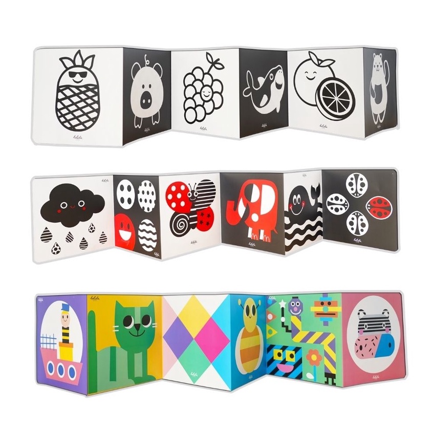 Ảnh Bộ thẻ gấp thị giác cho trẻ sơ sinh từ 0-12 tháng Lalala Baby 4