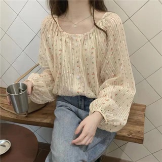 Hàng Mới Về Áo Sơ Mi Dài Tay Dáng Rộng Phong Cách Hàn Quốc Baju Wanita Lengan Panjang Hàng Mới Dành Cho Bạn Nữ