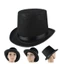 Yoo Black Hat Magician Bowler Hat Mũ ảo thuật gia Biểu diễn sân khấu Jazz