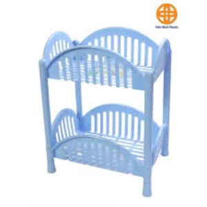 Kệ để đồ đa năng 2 tầng, 3 tầng nhựa Việt Nhật kệ đựng gia vị bằng nhựa, kệ kiểu chữ nhật trong phòng tắm nhiều tầng