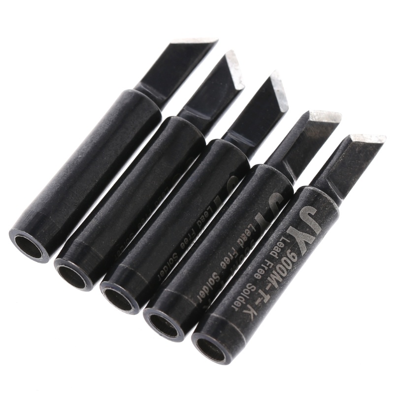 5Pcs 900M-T-K Soldering Iron Head Set Inside Hot Bare Nozzle for 936 852d+ 909D