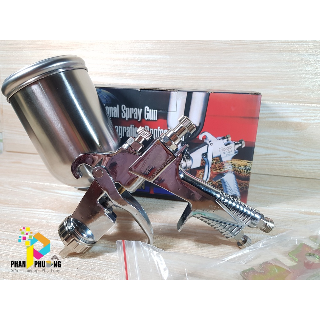 VÍT TUA LÊ/ SÚNG PHUN SƠN K-1009 _ Ø 1.3 PROFESSIONAL SPRAY GUN _ CONVENTIONAL GUN _ K100G (TOKYO)