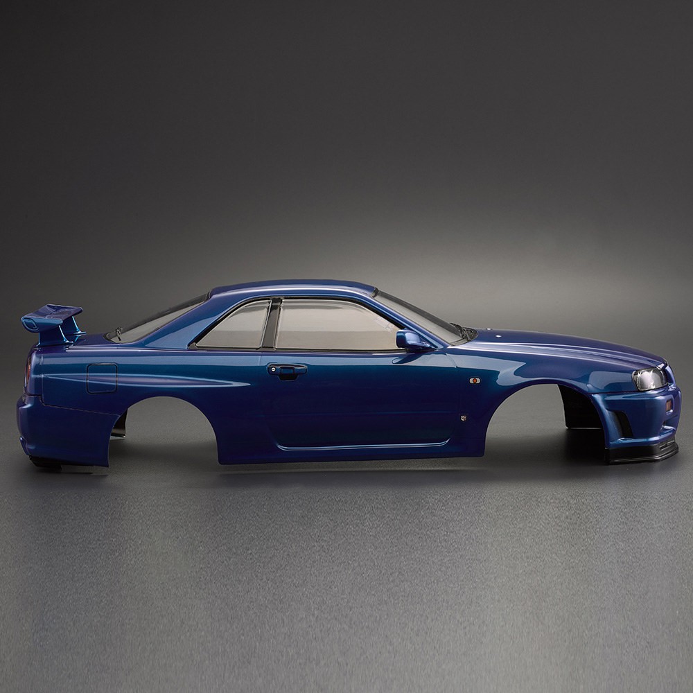Body Clear ( Trong Suốt ) Nissan GTR R34 Rc Drift Car điều khiển từ xa ...
