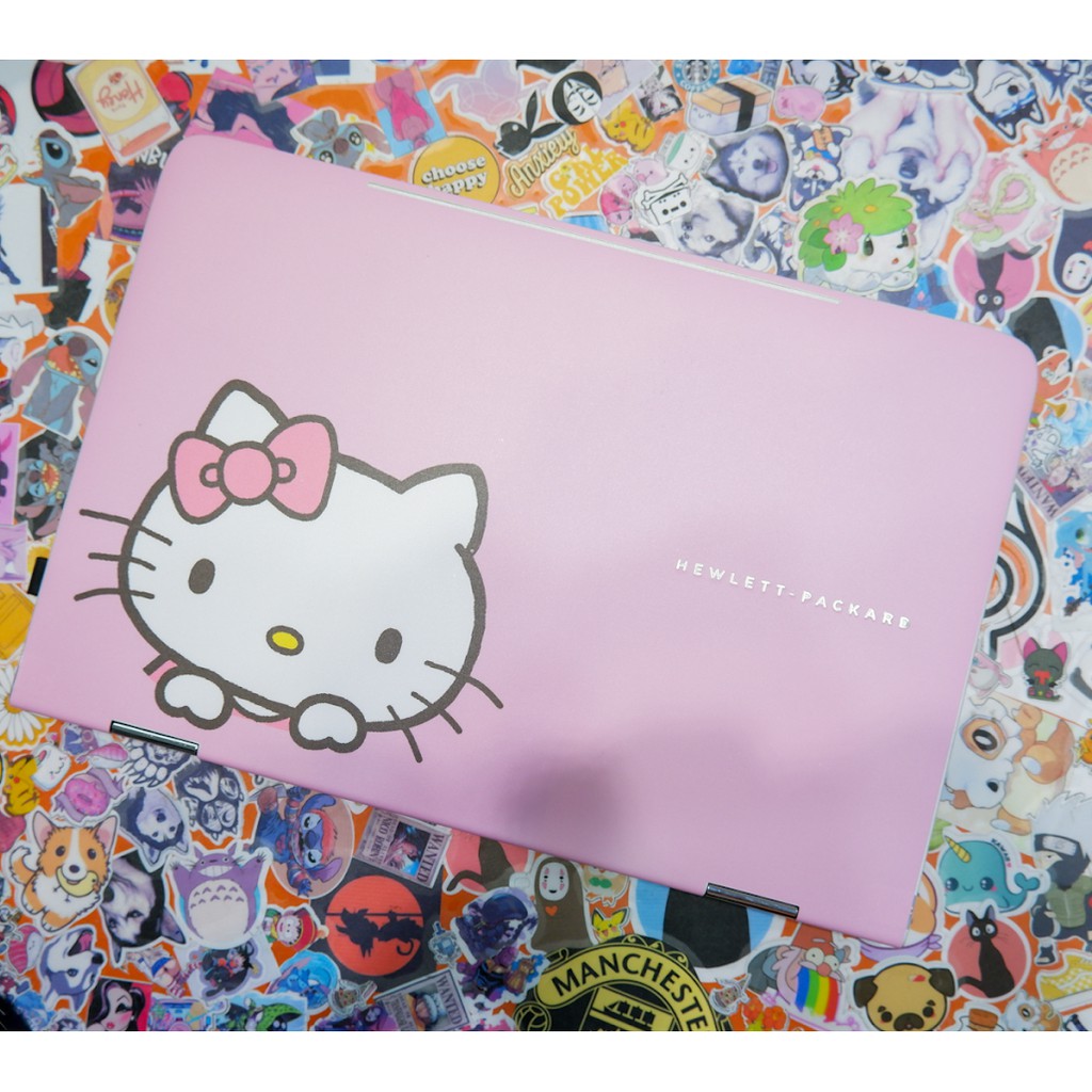 Miếng dán skin Laptop cho Tất cả Dòng máy in theo yêu cầu Kitty sưu tầm (inbox mã máy cho Shop)