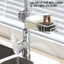 Khay Inox Gắn Vòi Rửa Bát- Giá Inox Thép Không Rỉ Treo Vòi - Nhà Tắm -Chậu Rửa Bát - Toilet Để Đồ Đa Năng - KHAYDEDO69