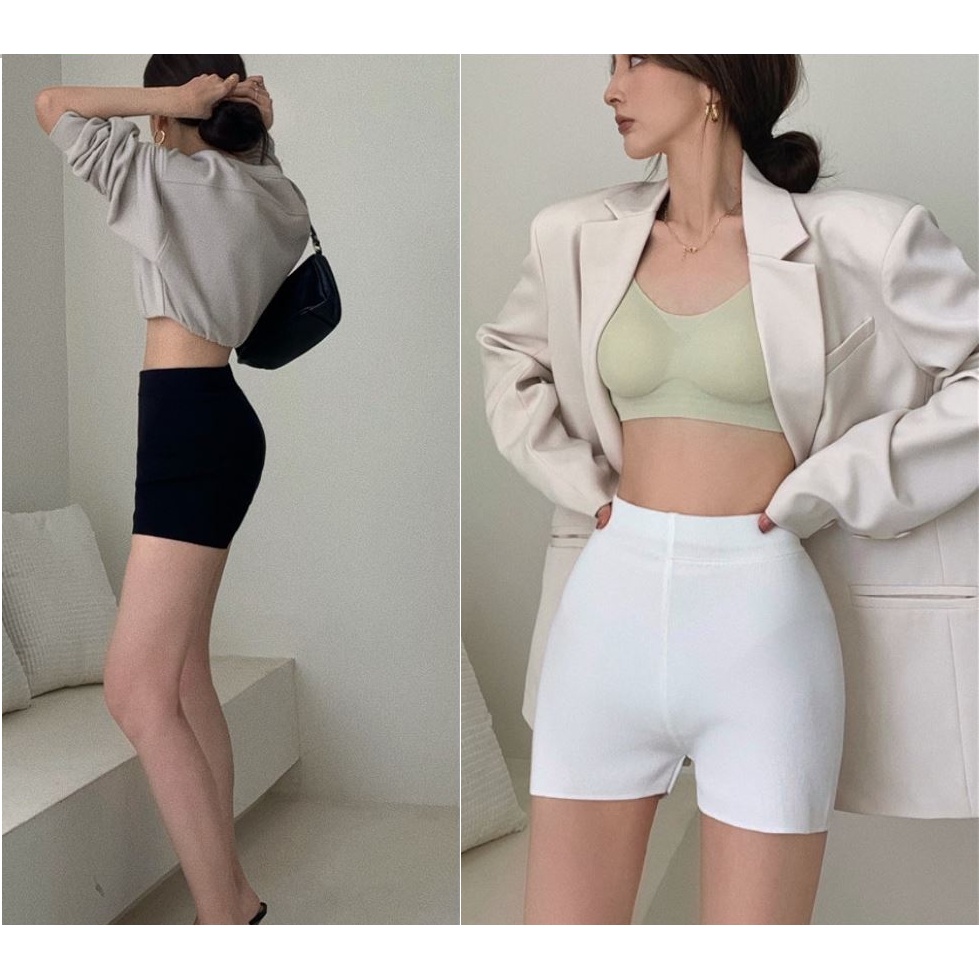 Quần đùi Biker Short nữ nâng mông vải co giãn 827