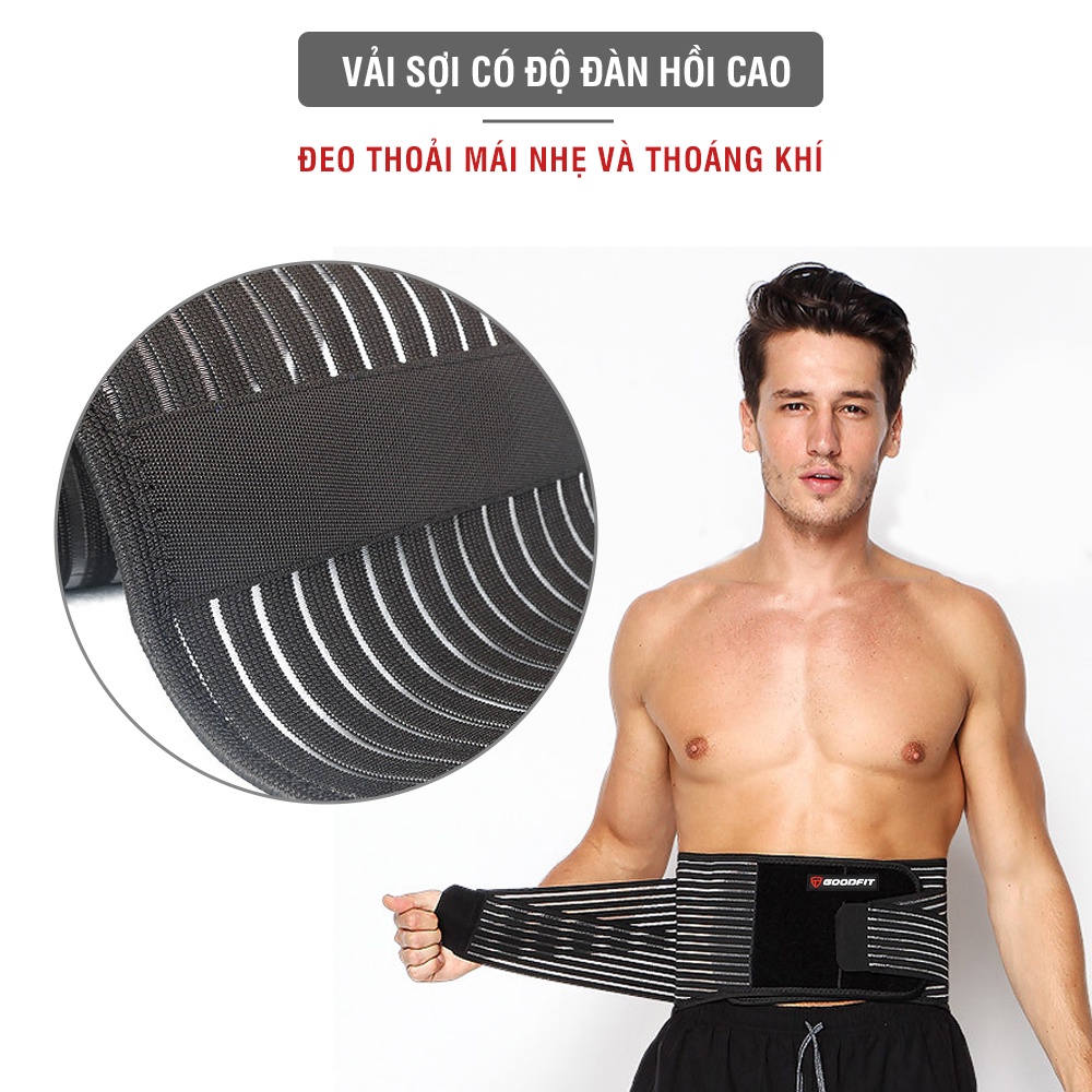 Đai lưng cột sống thoáng khí, có thanh nẹp GoodFit GF725WS