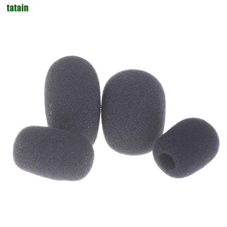 [Hàng mới về] 10 vỏ xốp màu đen bọc đầu micro chống gió