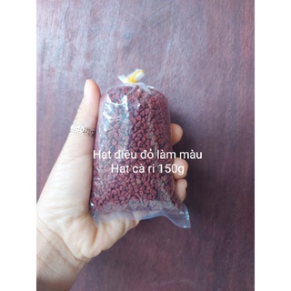 Hạt điều đỏ ( hạt cà ri) tạo màu 500g ( video và hình ảnh thực tế)