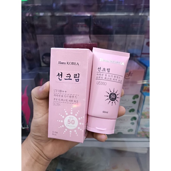 Kem chống nắng Hana KOREA kiềm dầu nâng tông SPF50 PA++++ 60ml | Shopee ...