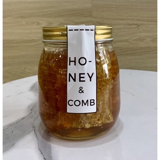 Mật Ong & Bánh Tổ Cao Cấp Nguyên Chất Légumes 1kg – Honeycomb Tự Nhiên, Sáp Ong Ăn Được, Không Pha
