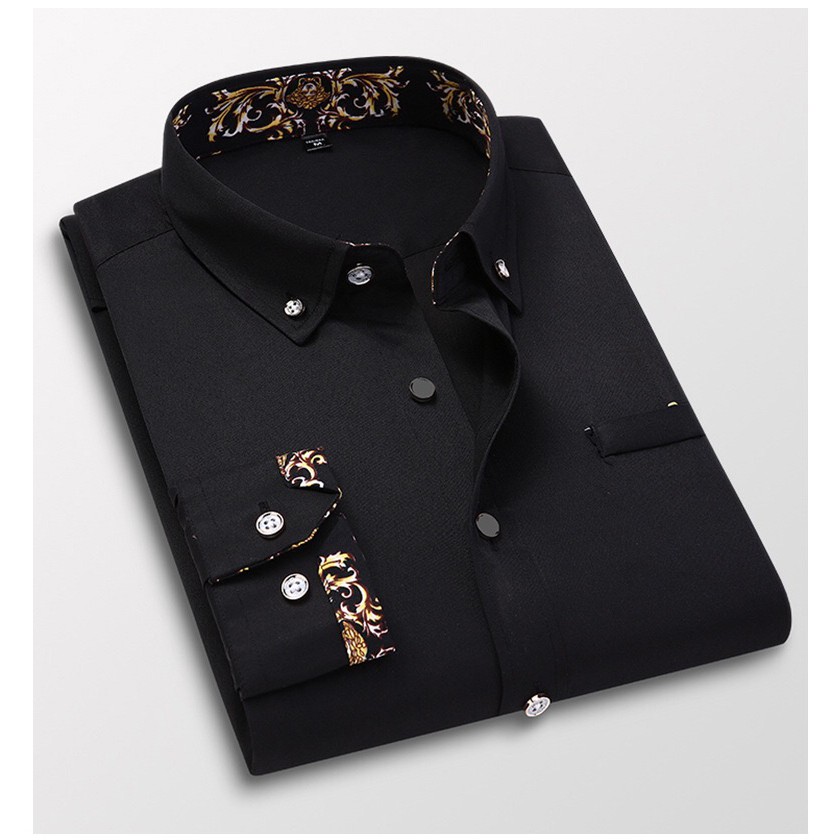 Ready stock business formal shirts in casual shirt long-sleeve vintage work shirt