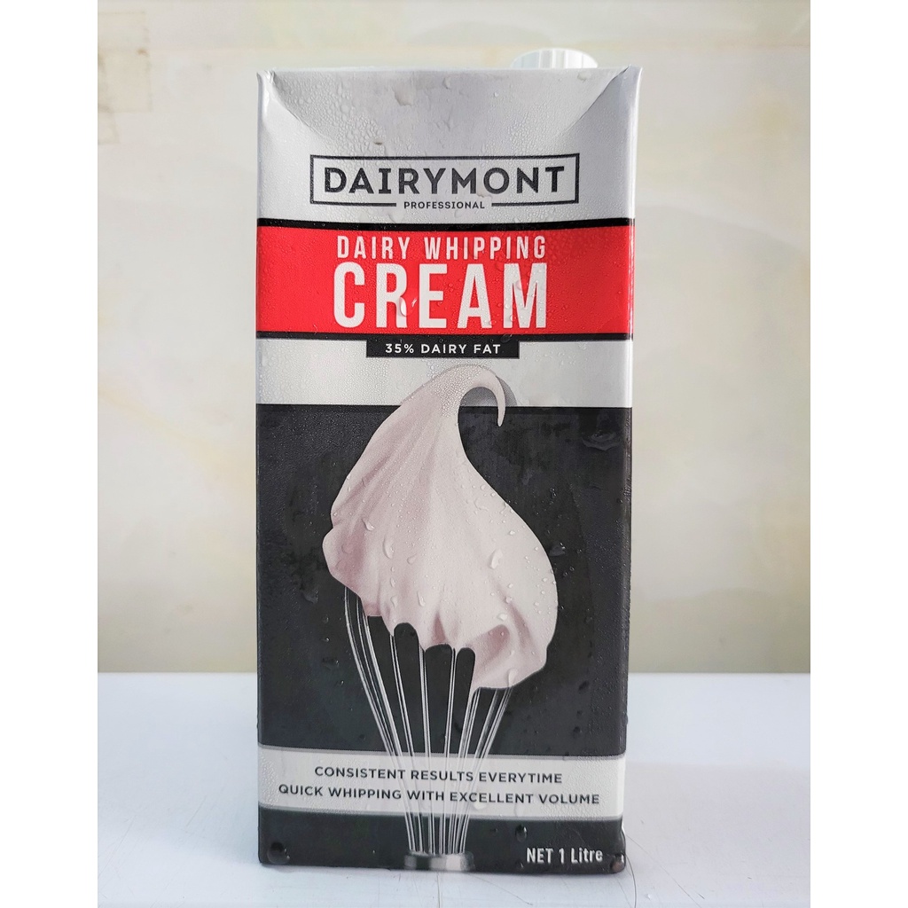 [Hộp 1 Lít] KEM SỮA TƯƠI ĐÁNH BÔNG 35 BÉO [Australia] DAIRYMONT Dairy