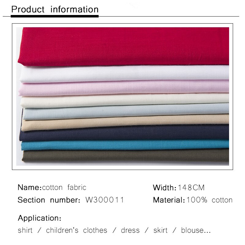 Vải May Xintianji 90 * 88 Vải Cotton Trọng Lượng Nhẹ Cho Quần Áo Trẻ Em Và Áo Sơ Mi Đầm Mùa Hè W300011