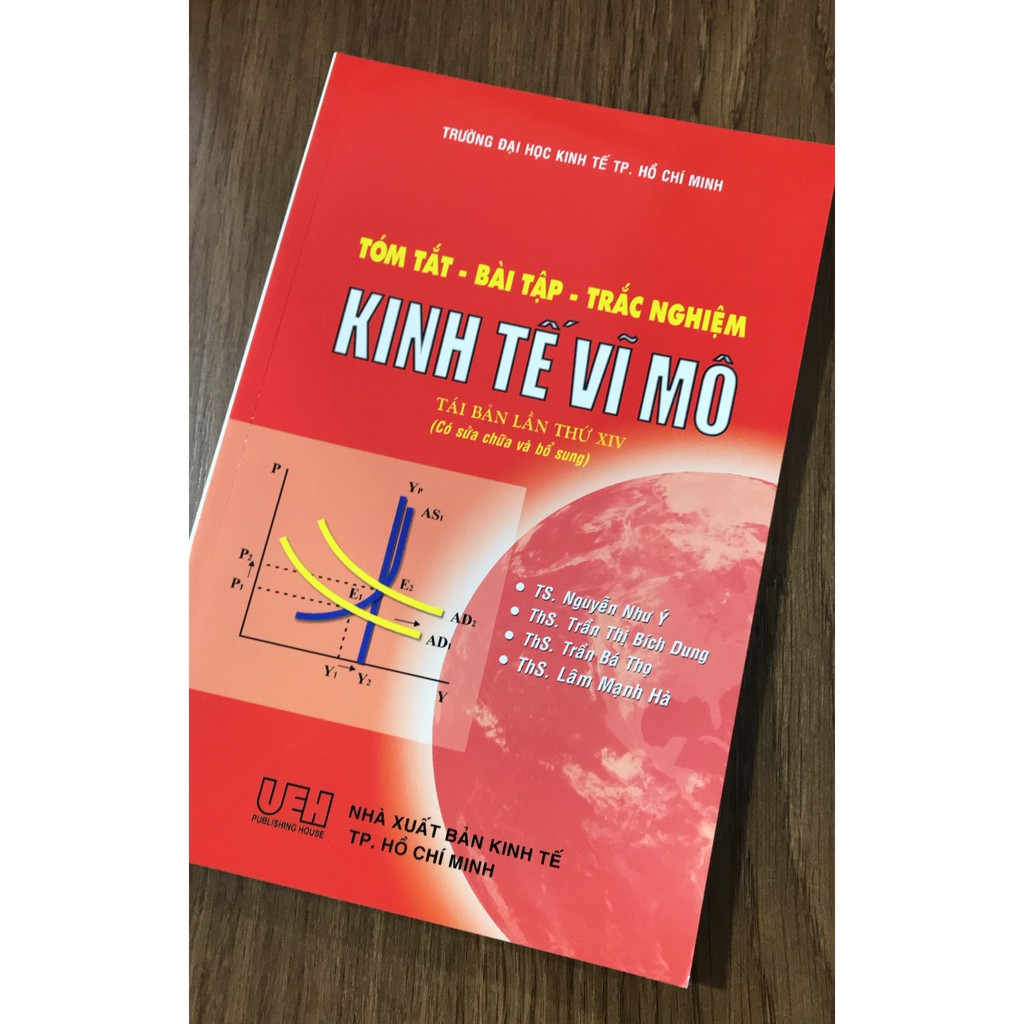Ảnh Sách - Tóm Tắt - Bài Tập - Trắc Nghiệm Kinh Tế Vĩ Mô ( TS. Nguyễn Như Ý ) 1