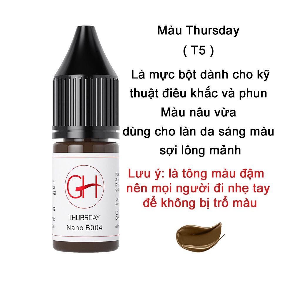 Mực Bột GH Chuyên Phun Xăm Điêu Khắc Chân Mày Thẩm Mỹ