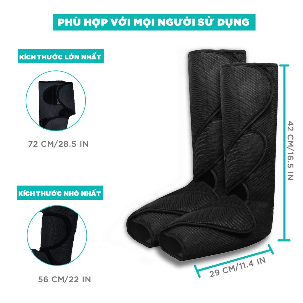 Ảnh Máy Massage Chân Chuyên Sâu KINGTECH ST-502B - Hàng Chính Hãng, Xoa Bóp Bàn, Bắp Chân - Bảo Hành 12 Tháng 3