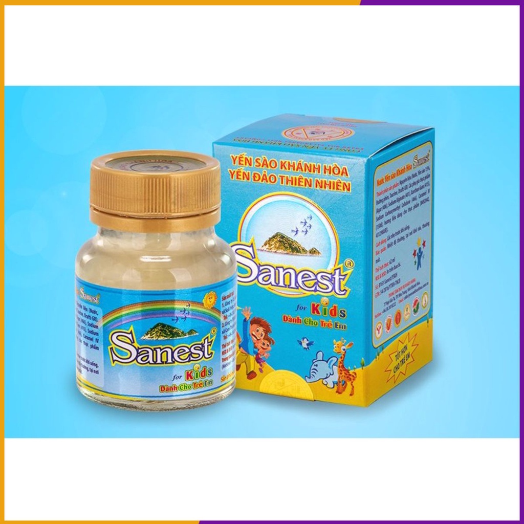 Nước yến sào Sanest kids - KHÁNH HÒA  1hộp (hộp 62ml)