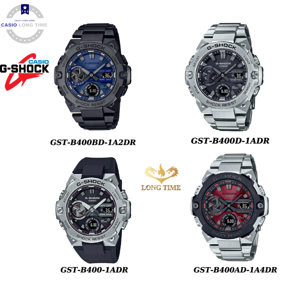 Đồng hồ nam G-Shock GST-B400 - phiên bản giới hạn chống nước 20ATM chống va đập - bảo hành 12 tháng quốc tế .