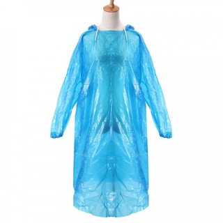Combo 10 áo mưa nilon xanh dùng 1 lần,áo mưa giấy (10 áo)
