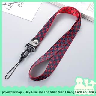 [Sẵn VN - Hỏa Tốc] Dây Vải 40cm Đeo Bảng Thẻ Nhân Viên Phong Cách Cổ Điển Vintage Retro