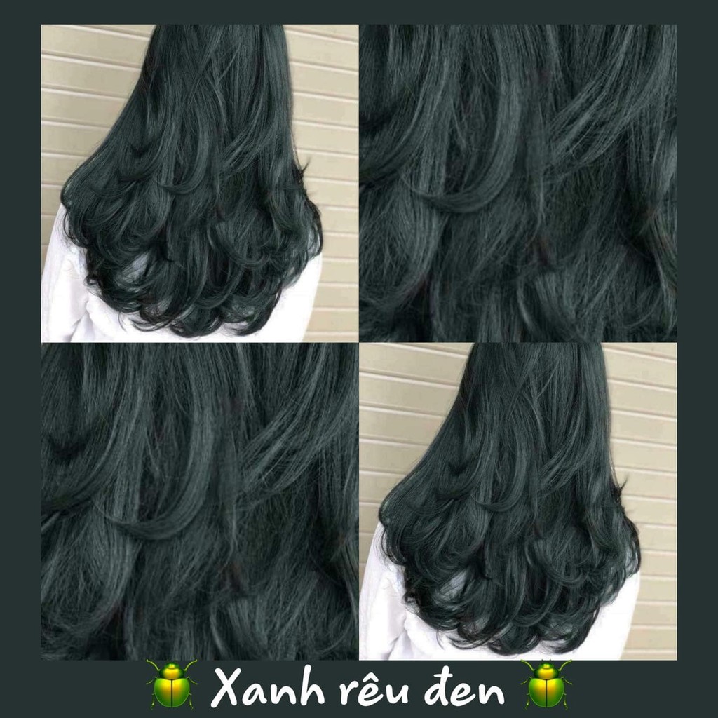 Kem nhuộm tóc màu Xanh rêu Khói sáng – Blinkhair, tặng kèm trợ nhuộm và  gang tay | Lazada.vn