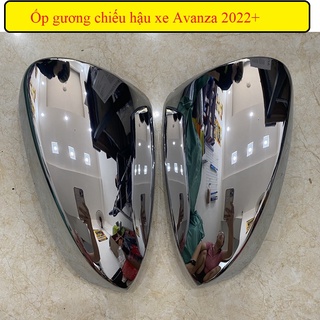 Ốp gáo gương mạ crom xe Toyota Avanza 2022, 2023, 2024 Cao Cấp chống xước cho xe