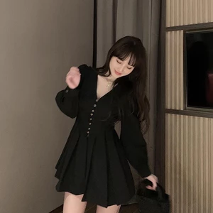 ĐẦM NHUNG XẾP LY TAY PHỒNG NỮ TIỂU THƯ, TÔN DÁNG, ĐI TIỆC | MEOINDAHOUSE