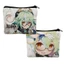 HT2 Anime Genshin Tác Động Tiền Xu Túi Đựng Mỹ Phẩm Túi Vải Thời Trang Túi Cầm Tay Hoạt Hình Chongyun Lisa Quà Tặng TH2