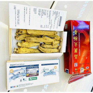 [Bạn mới nhập COSHBM -50% đơn 0Đ] Thiên Sâm Củ Khô Hộp Sắt Hàn Quốc 300g 10 củ Chuẩn Nội Địa