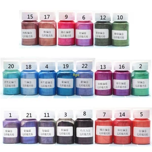 for Aurora Pearl Pigment Powder Mica Pearlescent Colorants Resin Dye Jewelry Mak