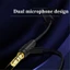 Dây cáp tai nghe chơi game 3.5mm có mic dành cho Boompro V-Moda Crossfade M-100 Lp2 M-80