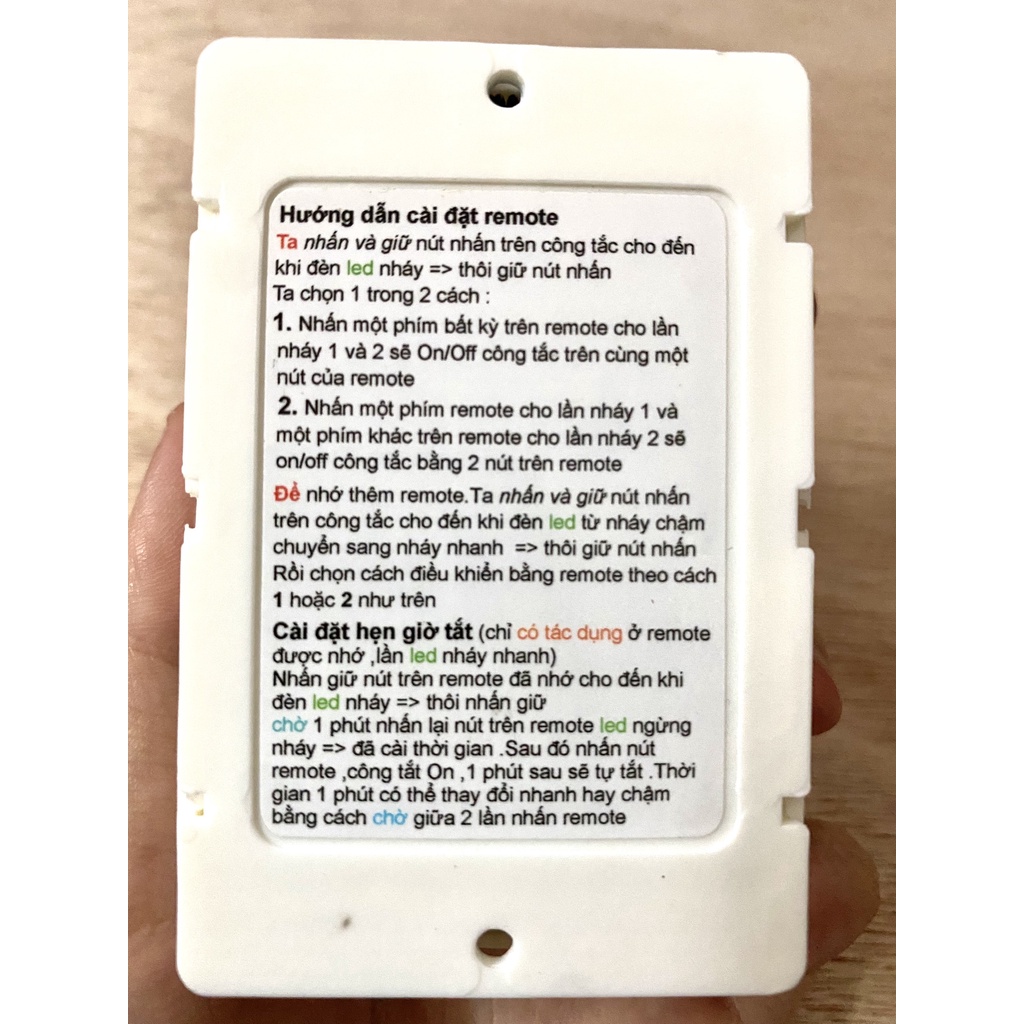 (VTĐL)Công tắc điều khiển từ xa TPE-RC1A