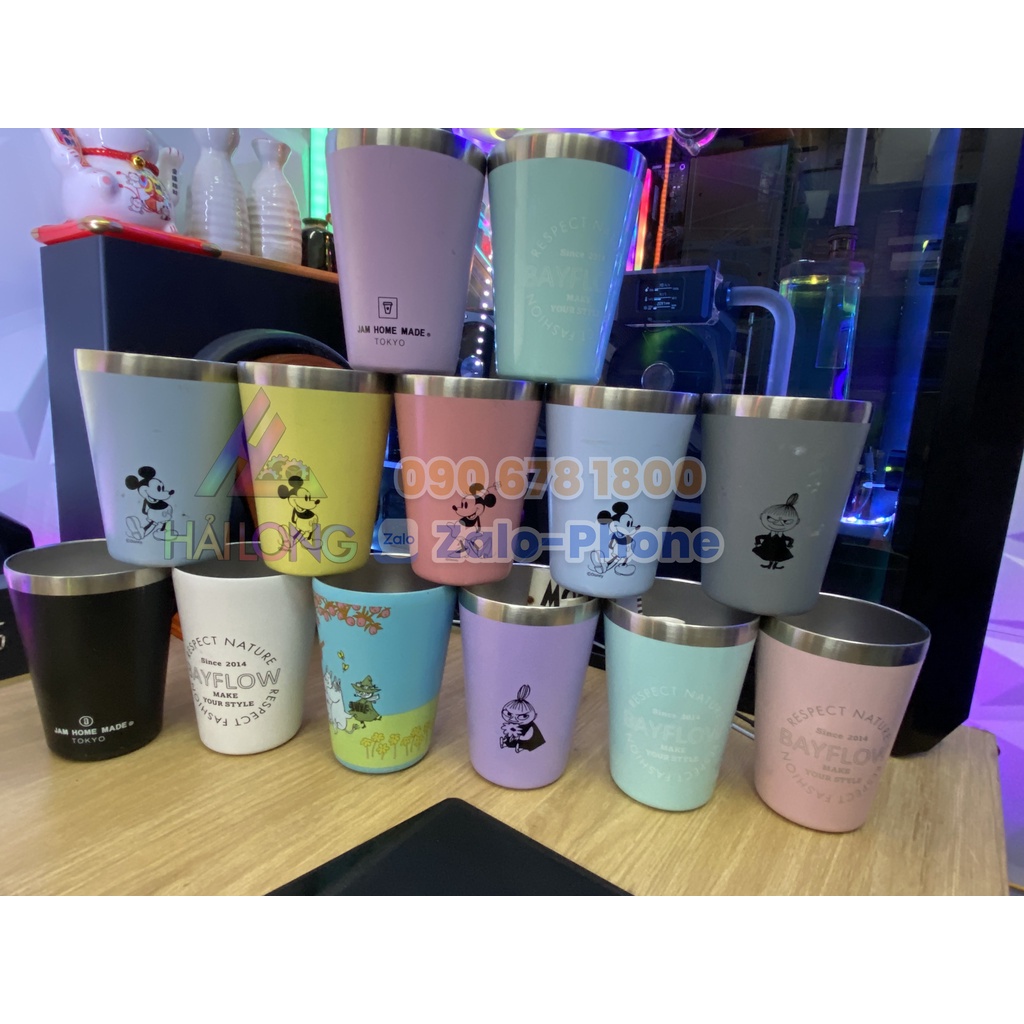 Ly inox giữ nhiệt 450ml hàng siêu thị nhật thanh lý | Shopee Việt Nam