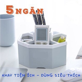 Kệ khay hình lục giác đa năng để bàn Việt Nhật